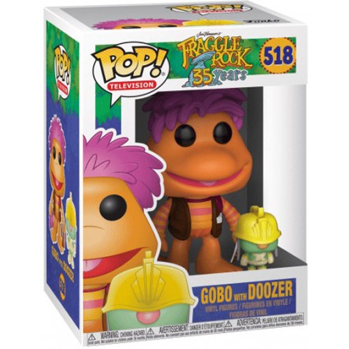 FUNKO POP FRAGGLE ROCK 35 YEARS GOBO WITH DOOZER #518 BRAND NEW TELEVISION 