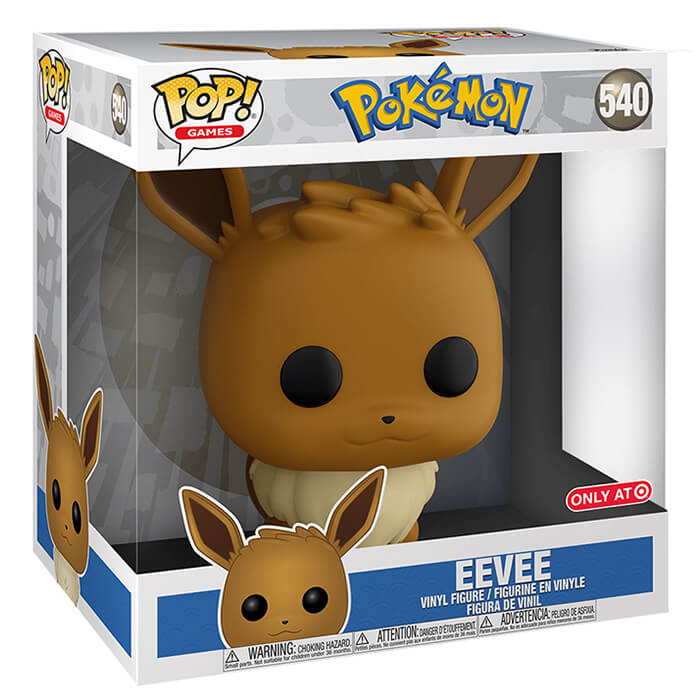 Eevee (Supersized 10'') dans sa boîte
