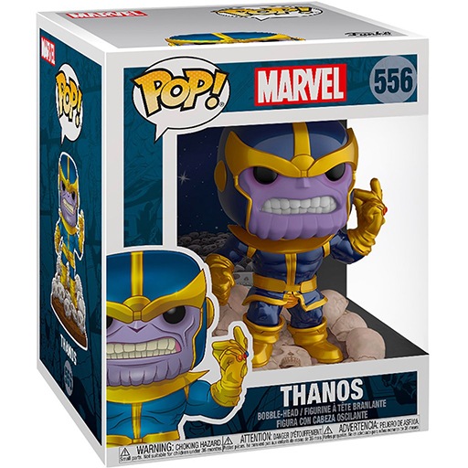 Thanos (Metallic) (Supersized) dans sa boîte