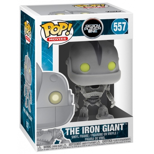 #557 / 30459 - B Compatible PET Plastic Graphical Protector Bundle BCC9U8103 Funko The Iron Giant: Ready Player One x POP Movies Vinyl Figure & 1 POP