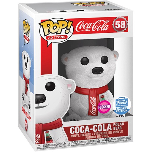 Coca- Cola Polar Bear (Flocked)