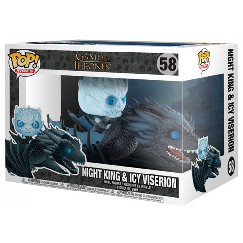 Funko POP Night King riding Icy Viserion (Glow in the Dark) (Game