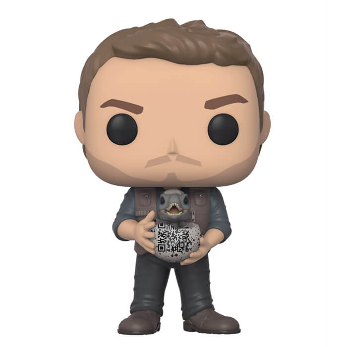 Funko pop jurassic world owen with baby hot sale raptor