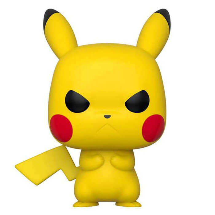 Grumpy Pikachu unboxed