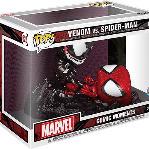 Venom vs Spider-Man (Metallic) dans sa boîte