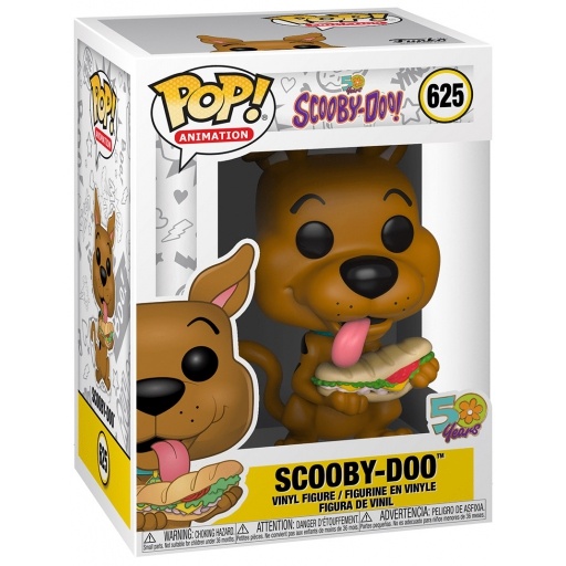 Scooby-Doo with sandwich