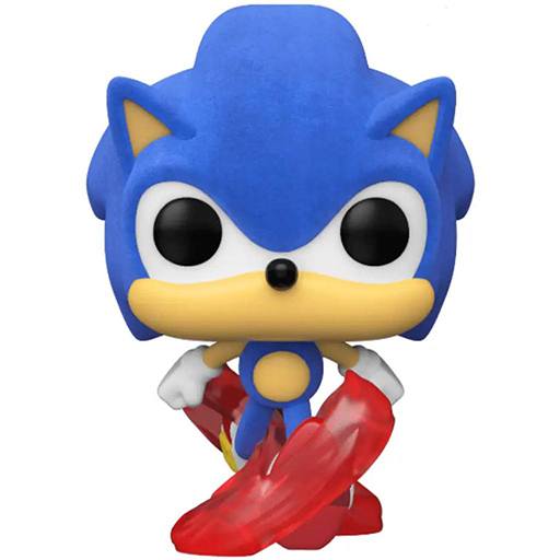 Figurine Funko POP Classic Sonic (Flocked) (Sonic The Hedgehog)