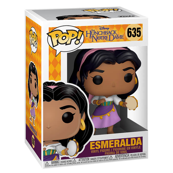 Esmeralda dans sa boîte