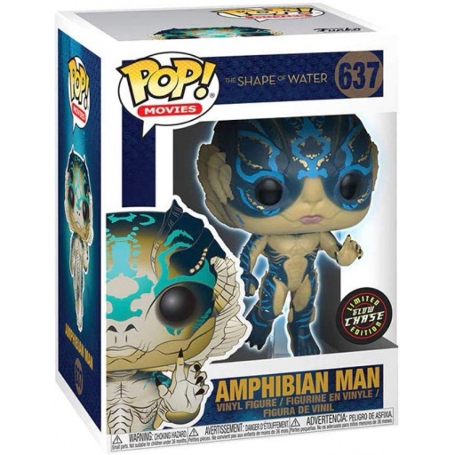Amphibian Man (Glow in the Dark & Chase) dans sa boîte