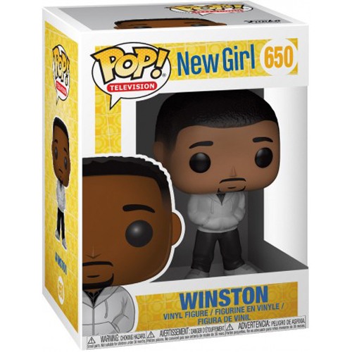 New Girl Winston Pop Vinyl Plastic Stylized Collectable Action Figure Licensed