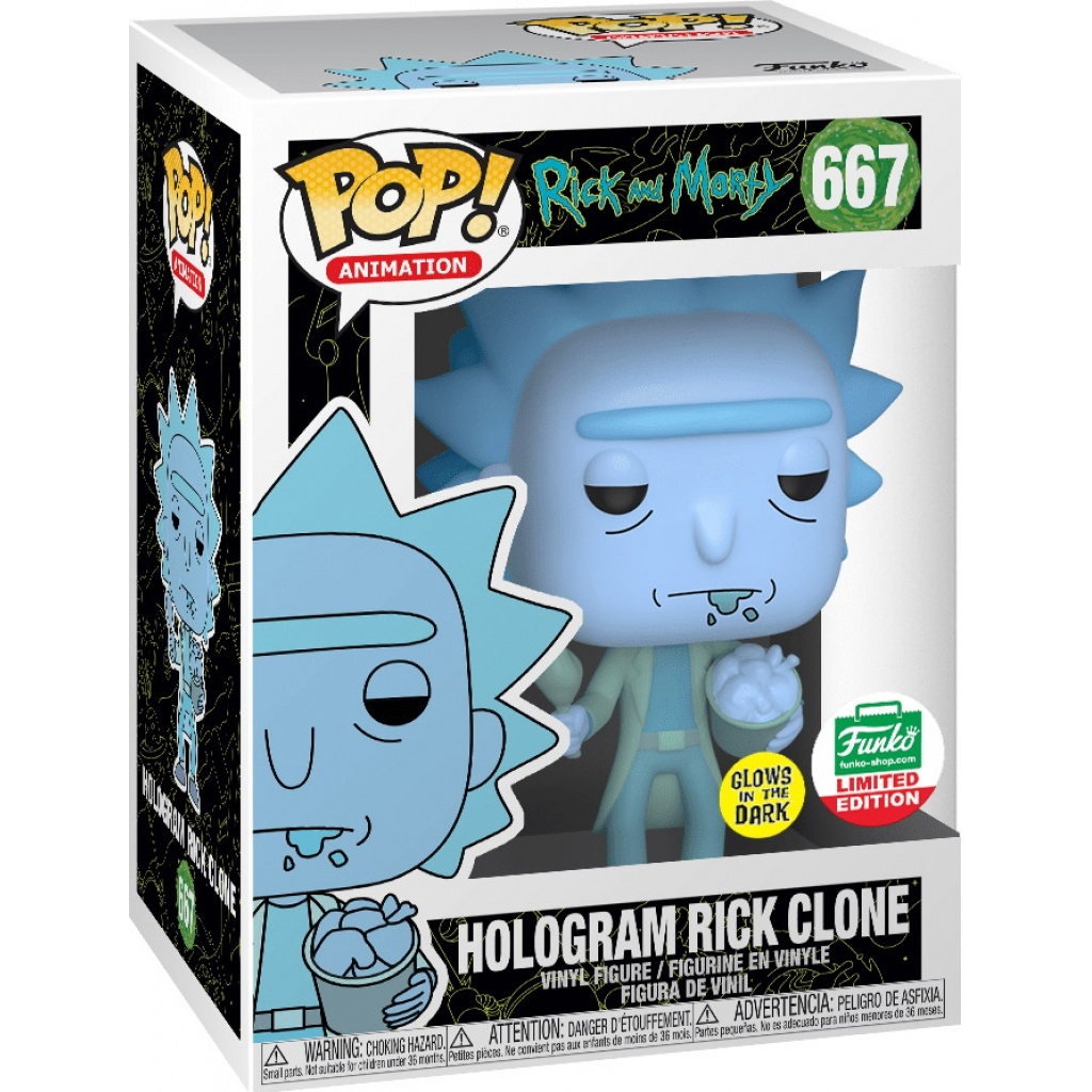 Hologram Rick Clone