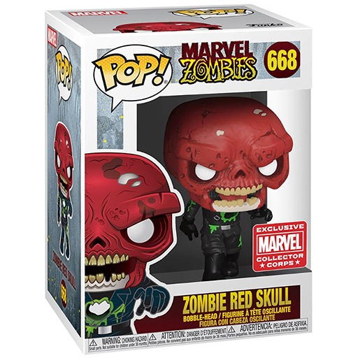 Zombie Red Skull
