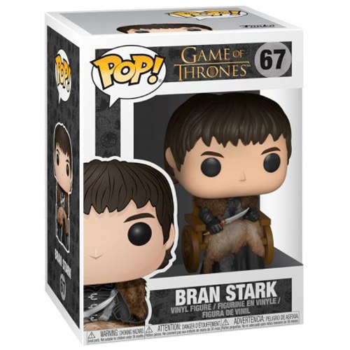 Bran Stark (in wheelchair) dans sa boîte