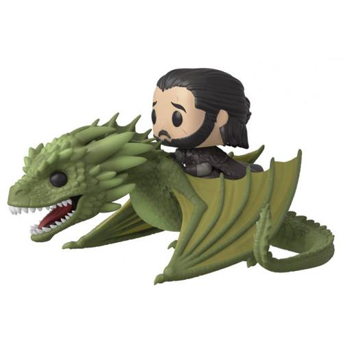 Figurine Funko POP Jon Snow riding Rhaegal (Game of Thrones)