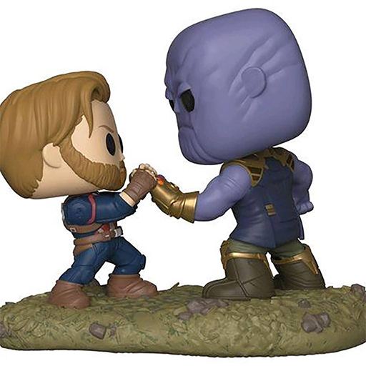 Figurine Funko POP Captain America vs Thanos (Avengers: Infinity War)