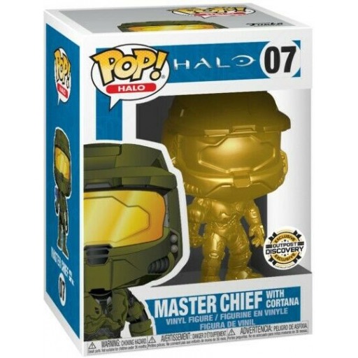Master Chief with Cortana (Gold)