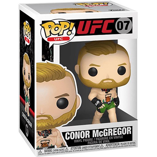 Conor McGregor (Green) dans sa boîte