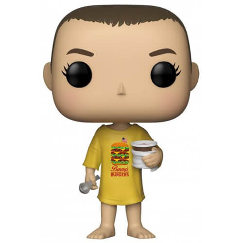 Eleven with burger t-shirt unboxed