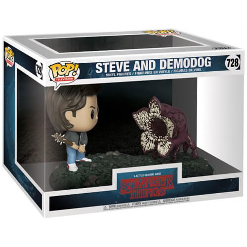 Steve vs. Demodog dans sa boîte