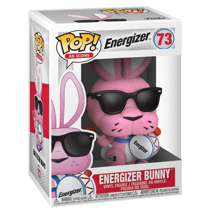 Energizer Bunny dans sa boîte