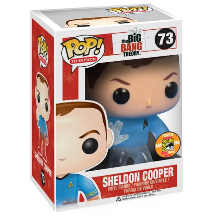 Sheldon Cooper (Star Trek) (Fade) dans sa boîte