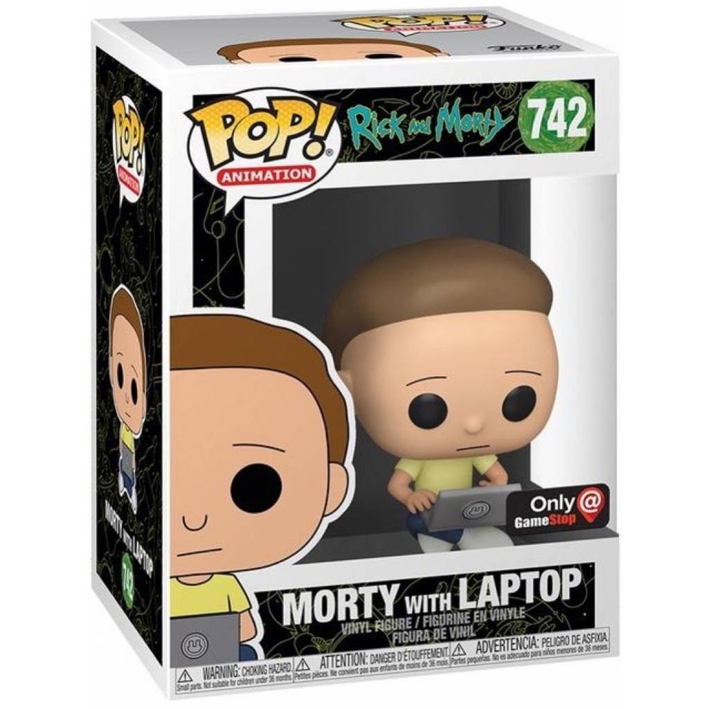 Morty with Laptop