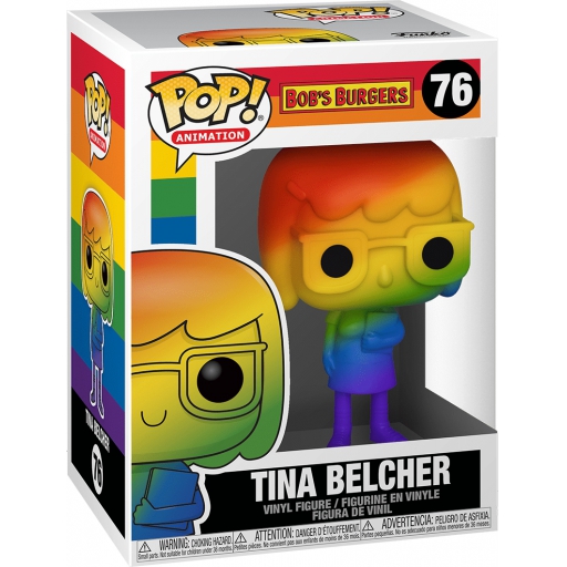 Tina Belcher (Rainbow) dans sa boîte