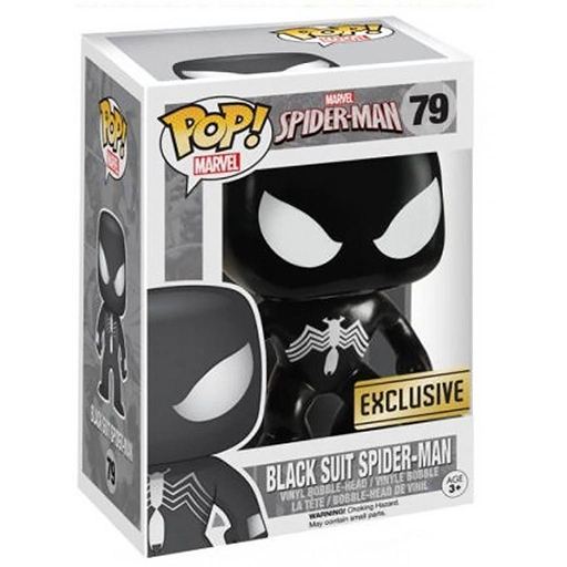Spider-Man (Black Suit) dans sa boîte