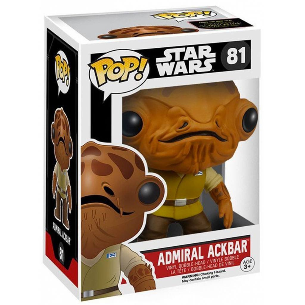 bodem baard duizend Funko POP Admiral Ackbar (Star Wars: Episode VII, The Force Awakens) #81