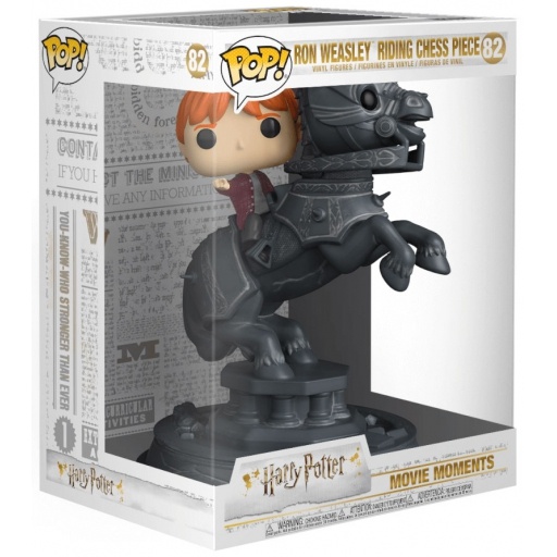 Ron Weasley riding Chess Piece