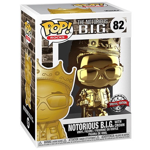 Notorious B.I.G. with Crown (Gold)
