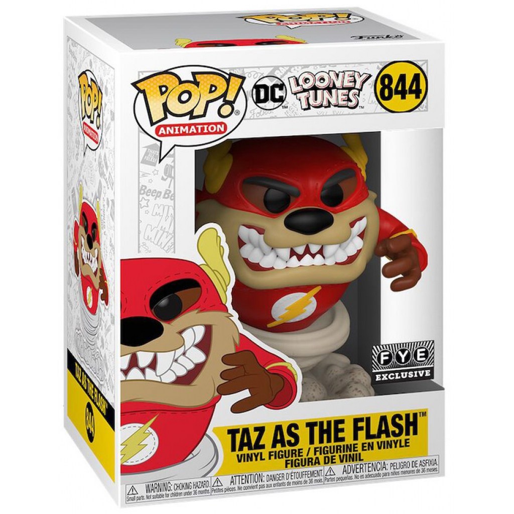 Taz as the Flash dans sa boîte