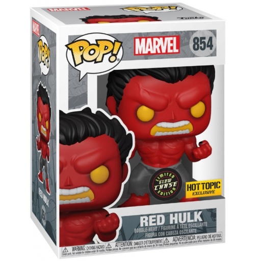 Red Hulk (Chase) dans sa boîte