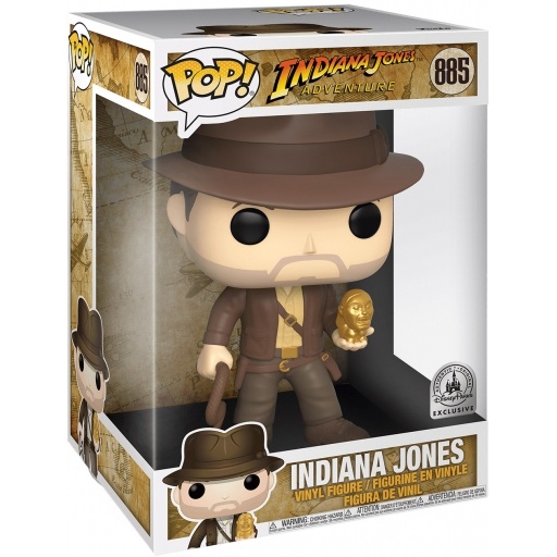 Indiana Jones (Supersized) dans sa boîte