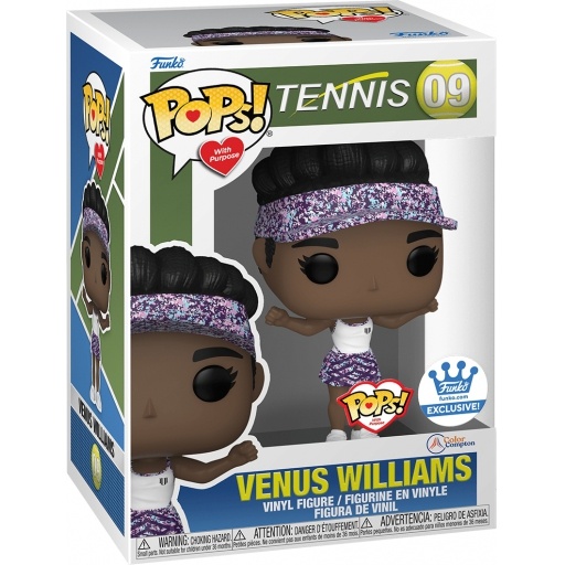 Venus Williams dans sa boîte