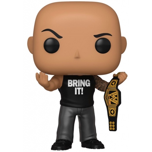 Figurine Funko POP The Rock with Belt (WWE)