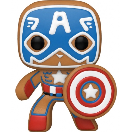 Funko POP! Gingerbread Captain America (Marvel Comics)