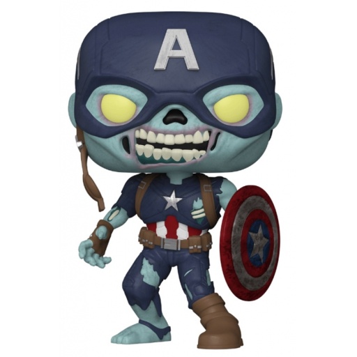 Figurine Funko POP Zombie Captain America (Supersized) (What If...?)