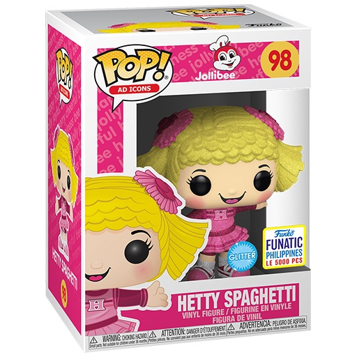 Hetty Spaghetti (Glitter) dans sa boîte
