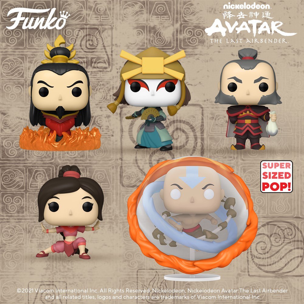 11 new POPs for Avatar The Last Airbender
