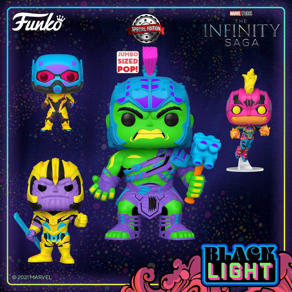 4 new Marvel POPs in Blacklight