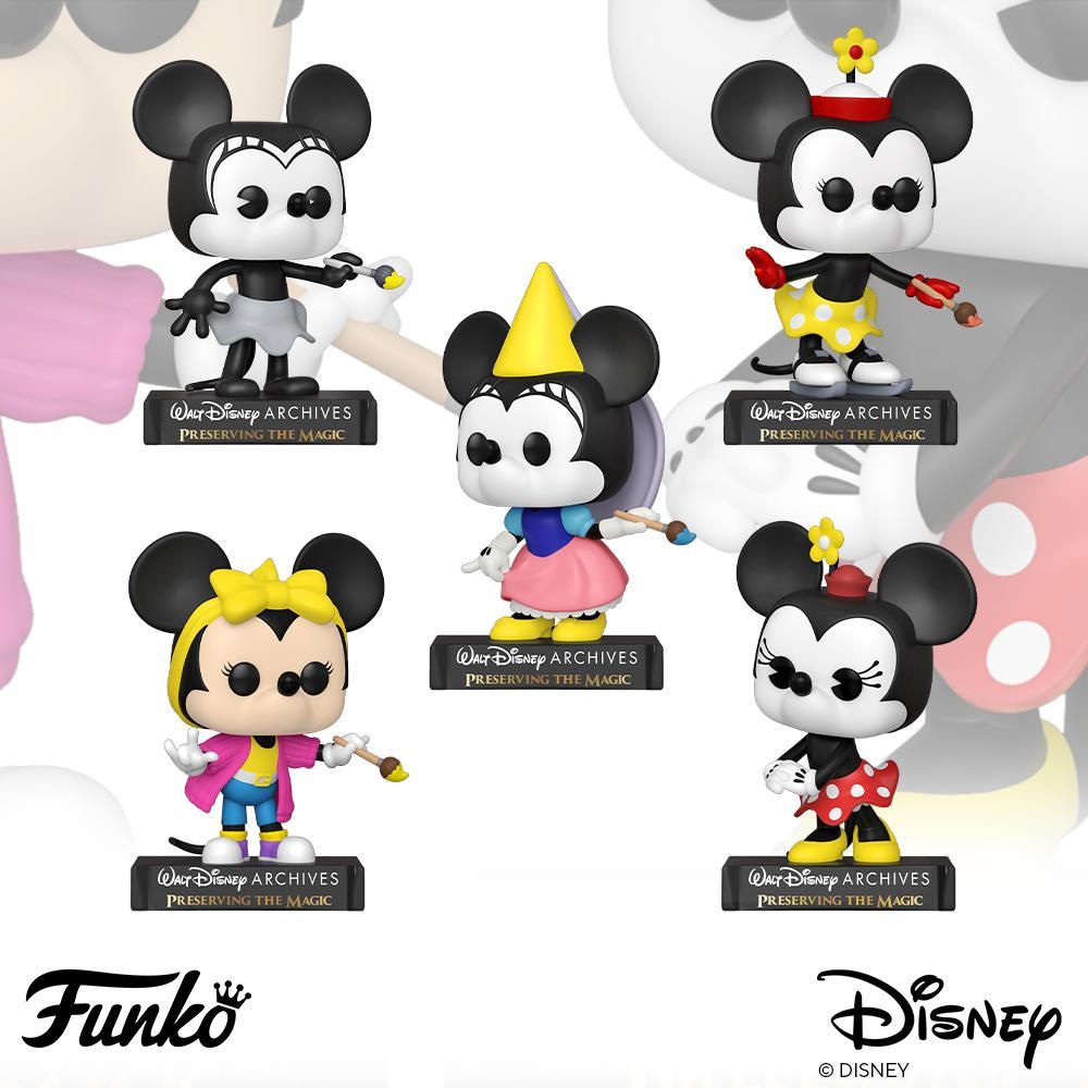 The 5 POPs of Minnie Mouse Disney Archives separately