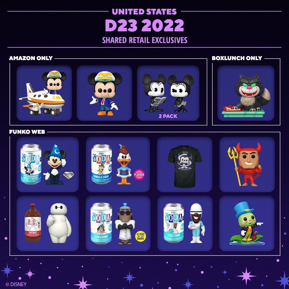 All Funko announcements from the Disney D23 Expo 2022