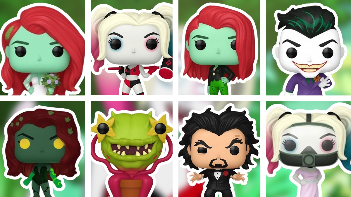 A Funko POP set from the Harley Quinn animated series