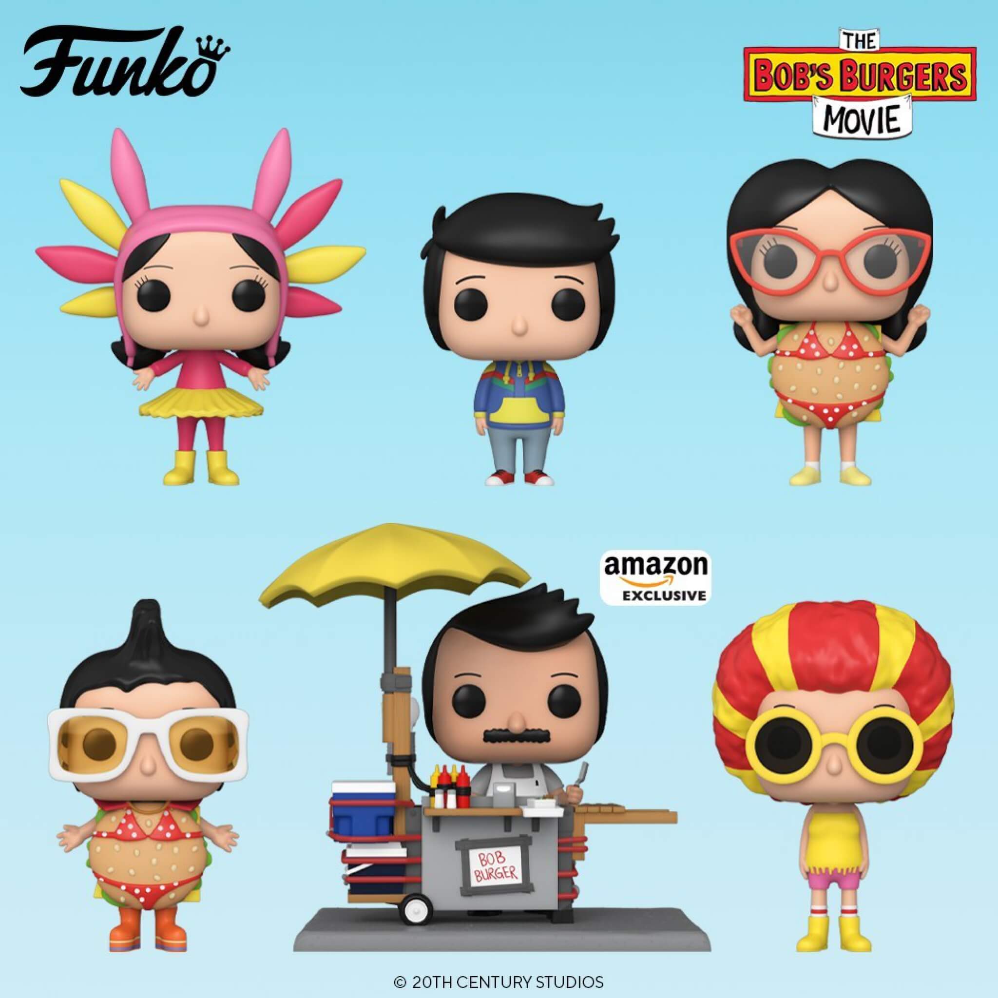 The Funko POP of the movie Bob's Burgers have arrived