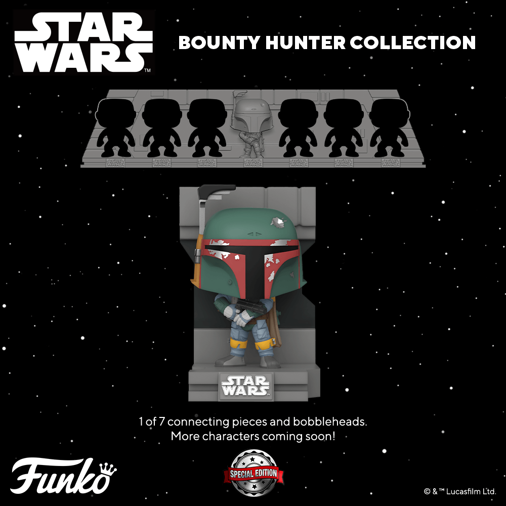 Funko unveils a Star Wars POP set of Bounty Hunters