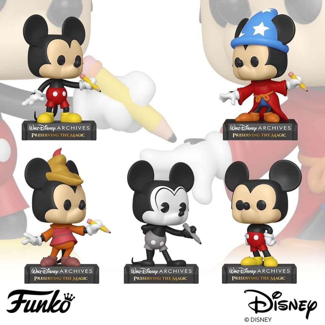 Disney Archives : 5 POP of Mickey Mouse