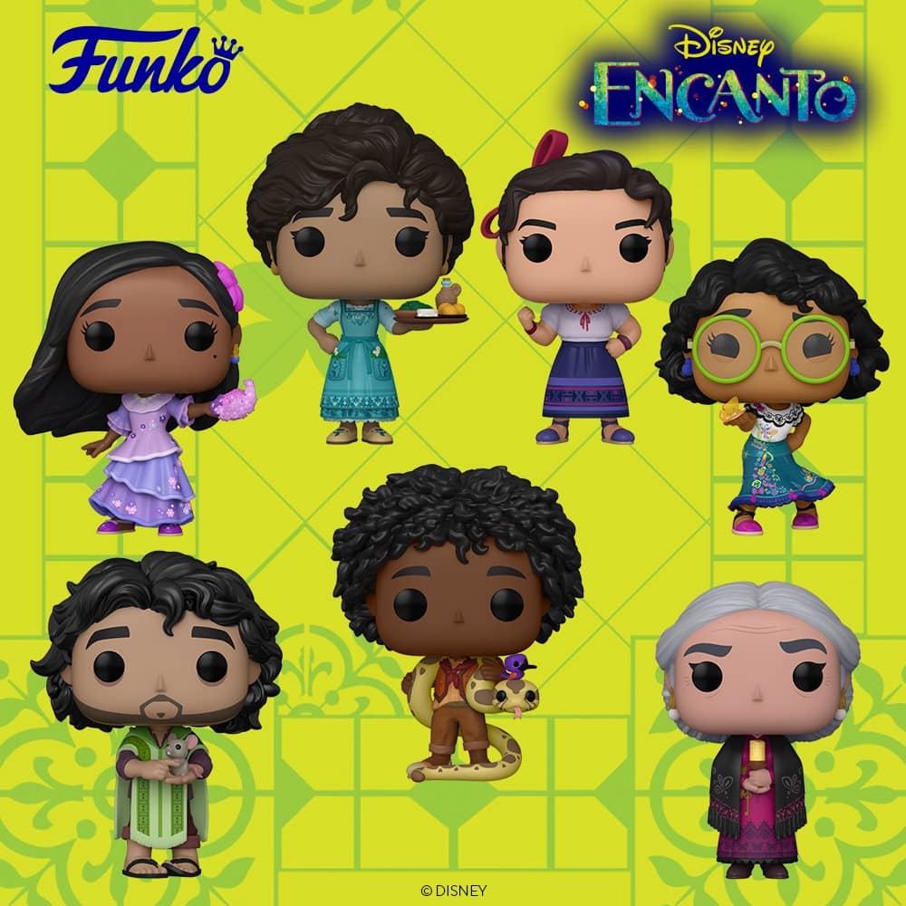 Funko unveils Disney's Encanto POPs (the fantastic Madrigal family)
