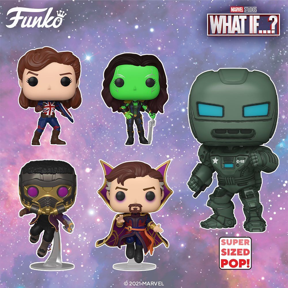 The first POPs of the new animated series What If... ? (Marvel)