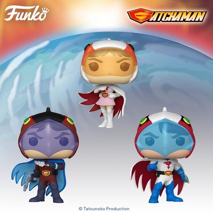 Three Funko POP for Gatchaman